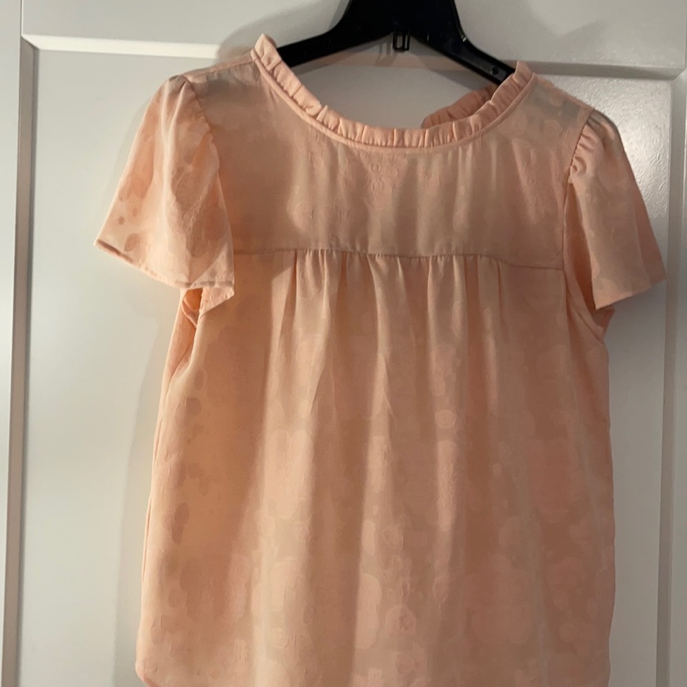 Peach blouse